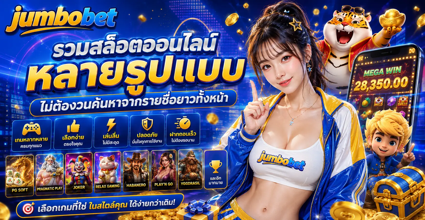 รวมสล็อตออนไลน์หลายรูปแบบ ไม่ต้องวนค้นหาจากรายชื่อยาวทั้งหน้า